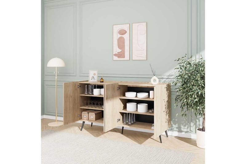 Konsoll Bulskoll Eik - Mellomfarget tre - Møbler - Bord - Avlastningsbord - Gangbord
