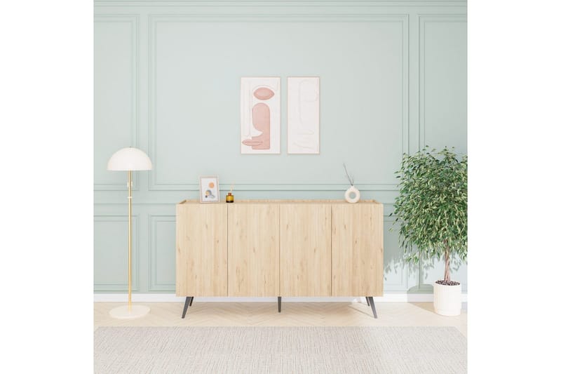 Konsoll Bulskoll Eik - Mellomfarget tre - Møbler - Bord - Avlastningsbord - Gangbord