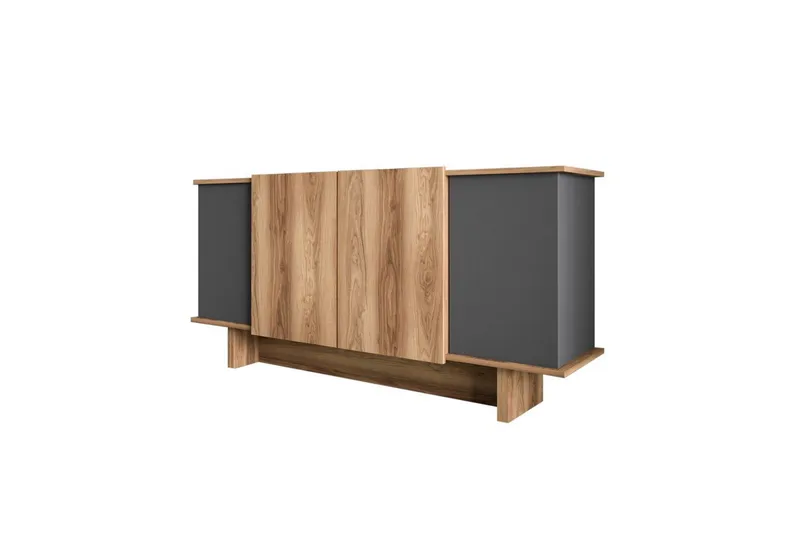 Konsoll Diannare Antrasitt / Valnøtt, Antrasitt / Valnøtt