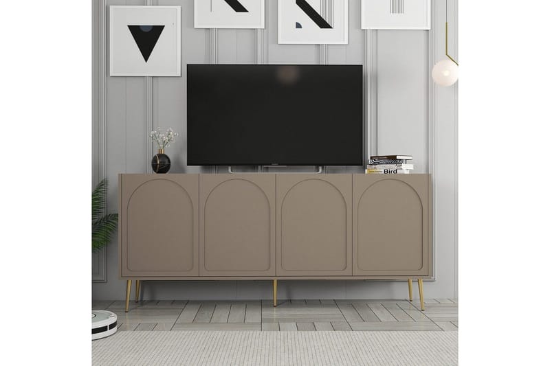 Konsoll Hazim Atlas / Gull - Gull/Multifarget - Møbler - Bord - Avlastningsbord - Gangbord