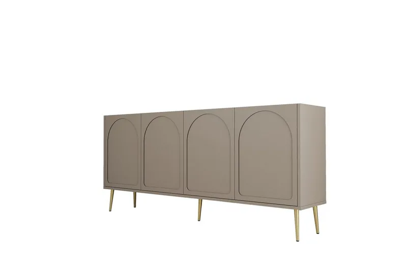 Konsoll Hazim Atlas / Gull - Gull/Multifarget - Møbler - Bord - Avlastningsbord - Gangbord