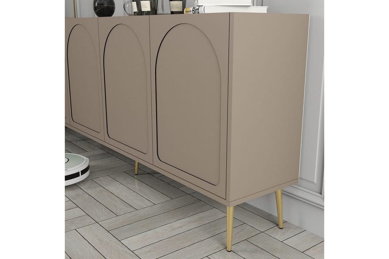 Konsoll Hazim Atlas / Gull - Gull/Multifarget - Møbler - Bord - Avlastningsbord - Gangbord