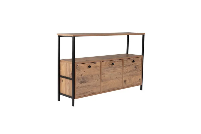 Konsoll Hemani Atlantic Furu Svart - Atlantic Furu Svart - Møbler - Bord - Avlastningsbord - Gangbord