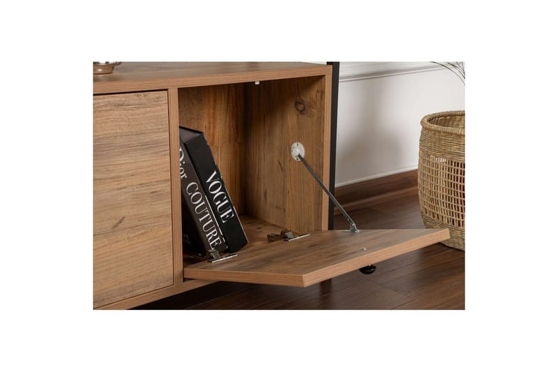 Konsoll Hemani Atlantic Furu Svart - Atlantic Furu Svart - Møbler - Bord - Avlastningsbord - Gangbord