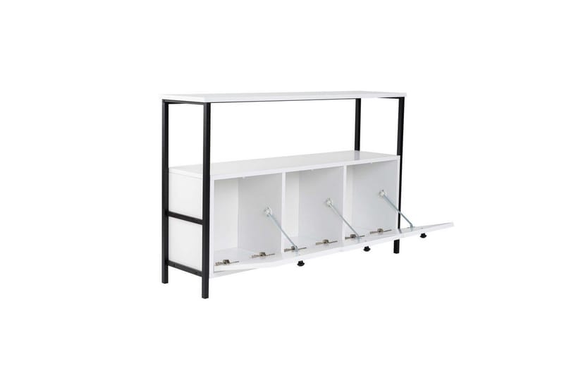 Konsoll Hemani Hvit Sort - Hvit Sort - Møbler - Bord - Avlastningsbord - Gangbord