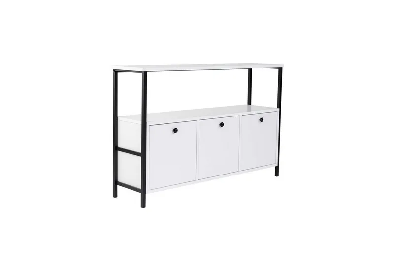 Konsoll Hemani Hvit Sort - Hvit Sort - Møbler - Bord - Avlastningsbord - Gangbord