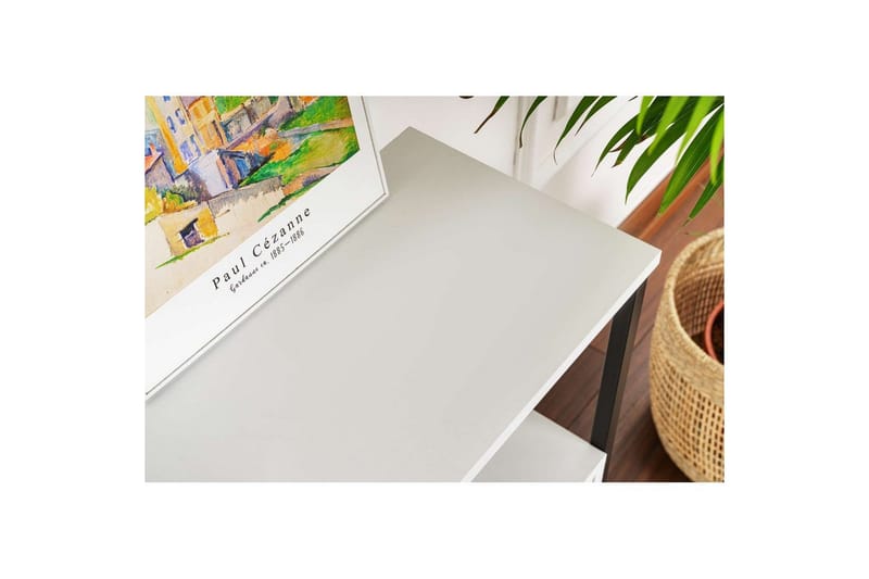 Konsoll Hemani Hvit Sort - Hvit Sort - Møbler - Bord - Avlastningsbord - Gangbord