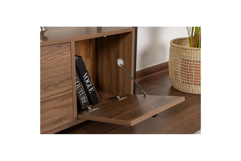 Konsoll Hemani Svart Valnøtt - Svart Valnøtt - Møbler - Bord - Avlastningsbord - Gangbord