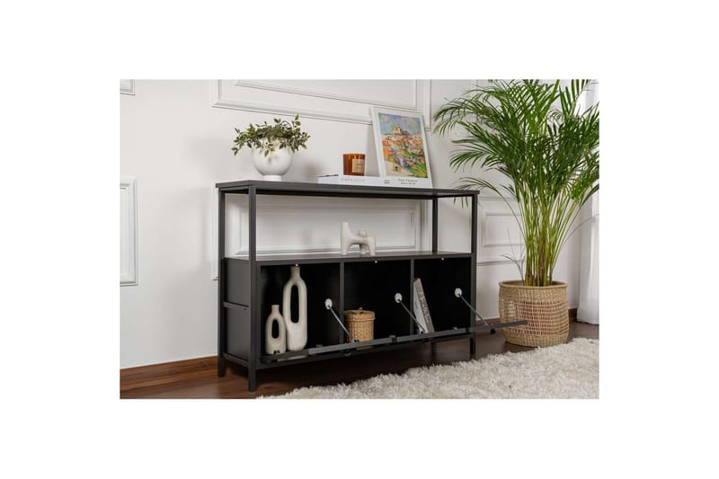 Konsoll Hemani Tre Svart Svart - Tre Svart Svart - Møbler - Bord - Avlastningsbord - Gangbord