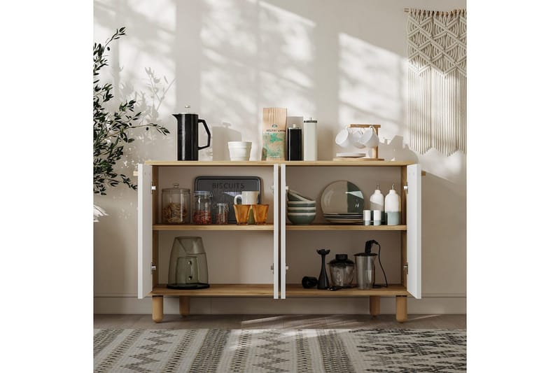 Konsoll Hungirr Sudamaleik / Hvit - Sudamaleik / Hvit - Møbler - Bord - Avlastningsbord - Gangbord