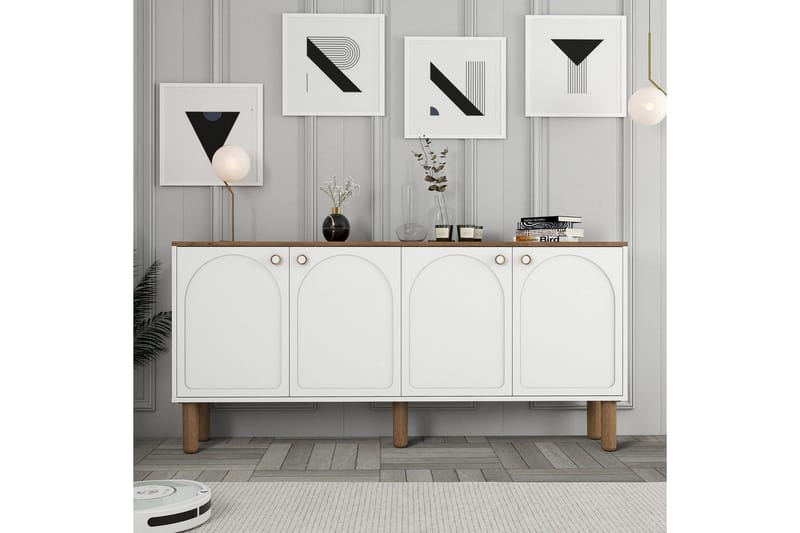 Konsoll Hvit - Hvit - Møbler - Bord - Avlastningsbord - Gangbord