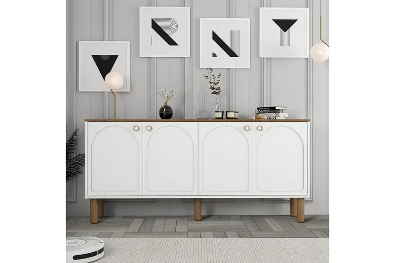 Konsoll Hvit - Hvit - Møbler - Bord - Avlastningsbord - Gangbord