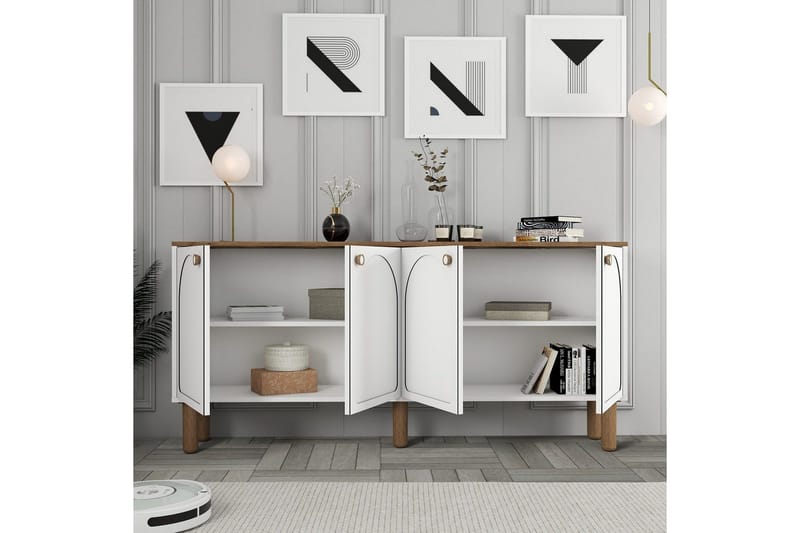 Konsoll Hvit - Hvit - Møbler - Bord - Avlastningsbord - Gangbord