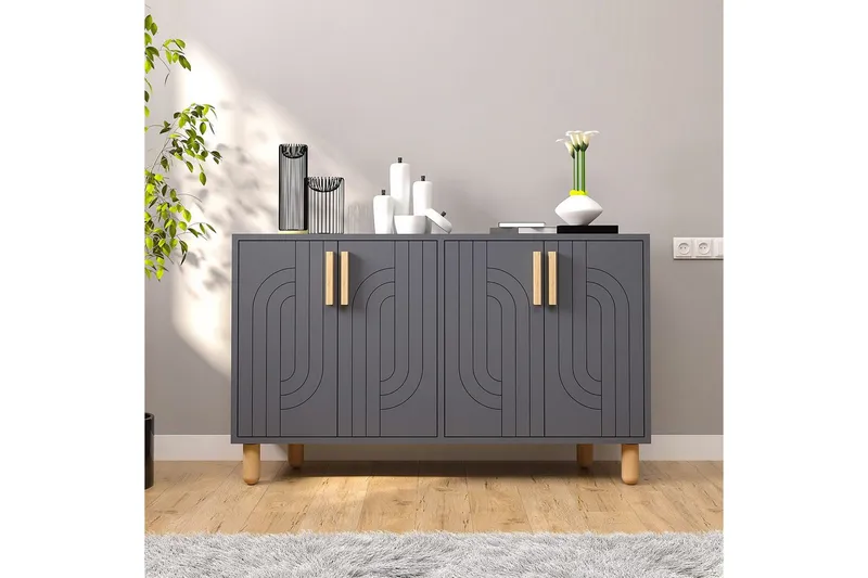 Konsoll Januka Antrasitt - Antrasitt - Møbler - Bord - Avlastningsbord - Gangbord