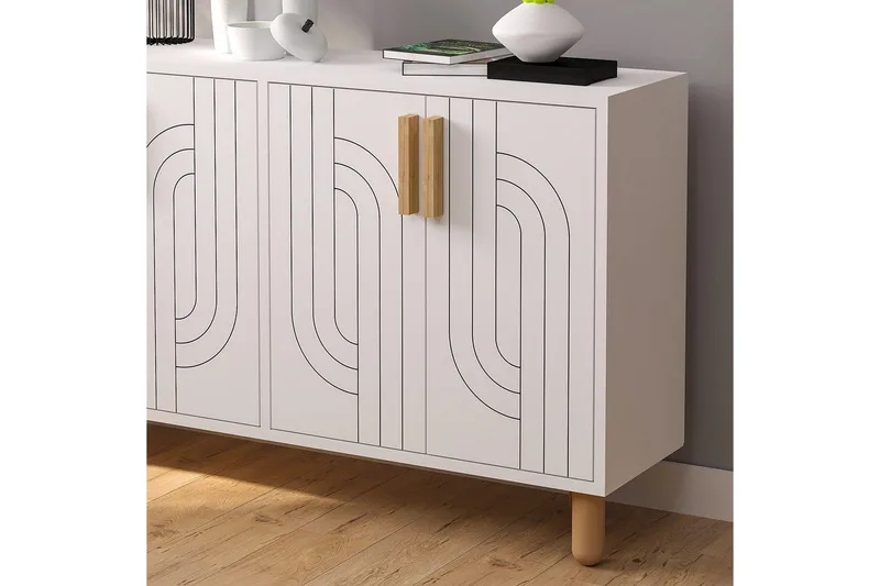 Konsoll Januka Hvit - Hvit - Møbler - Bord - Avlastningsbord - Gangbord