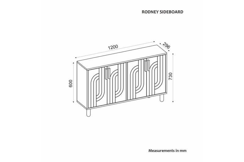 Konsoll Januka Hvit - Hvit - Møbler - Bord - Avlastningsbord - Gangbord