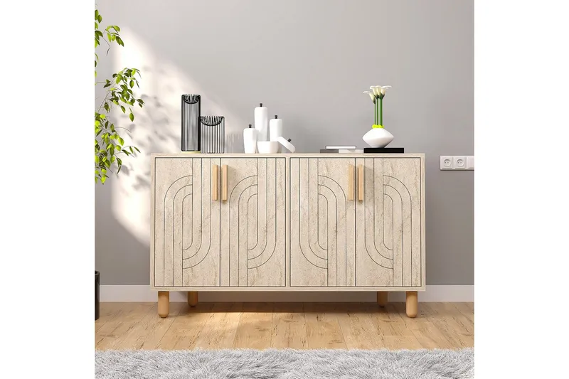 Konsoll Januka Traverten - Traverten - Møbler - Bord - Avlastningsbord - Gangbord