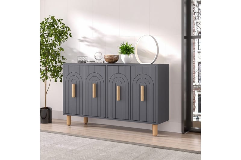 Konsoll Kambuku Antrasitt - Antrasitt - Møbler - Bord - Avlastningsbord - Gangbord