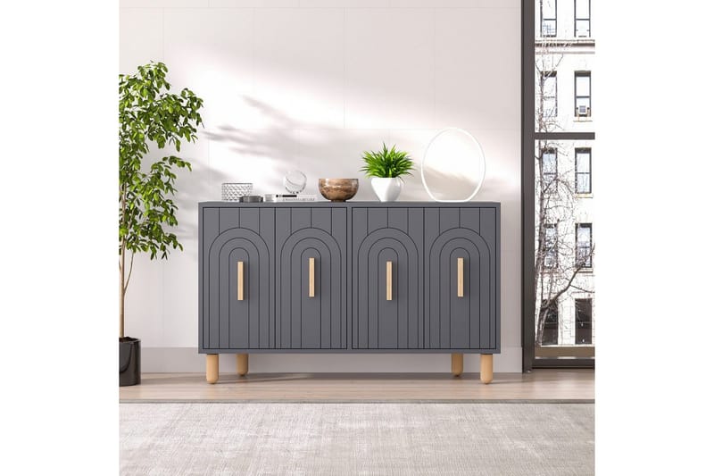 Konsoll Kambuku Antrasitt - Antrasitt - Møbler - Bord - Avlastningsbord - Gangbord