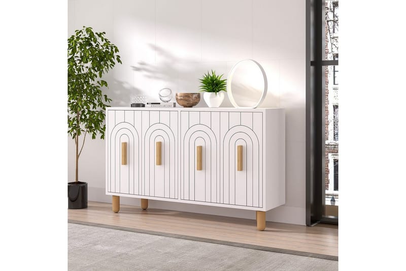 Konsoll Kambuku Hvit - Hvit - Møbler - Bord - Avlastningsbord - Gangbord