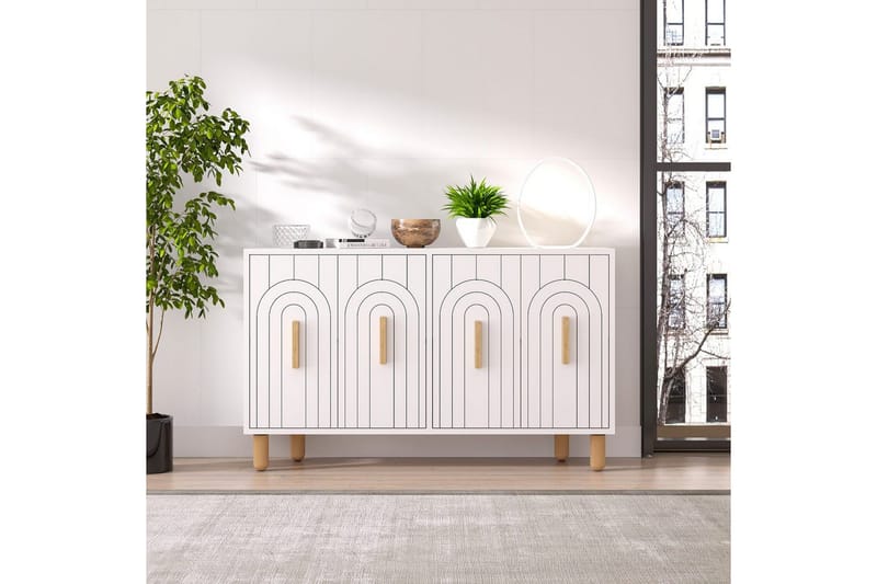 Konsoll Kambuku Hvit - Hvit - Møbler - Bord - Avlastningsbord - Gangbord