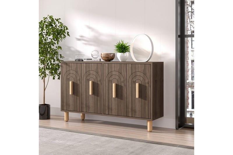 Konsoll Kambuku Valnøtt - Valnøtt - Møbler - Bord - Avlastningsbord - Gangbord