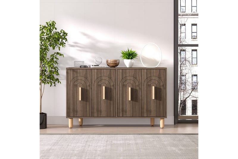 Konsoll Kambuku Valnøtt - Valnøtt - Møbler - Bord - Avlastningsbord - Gangbord