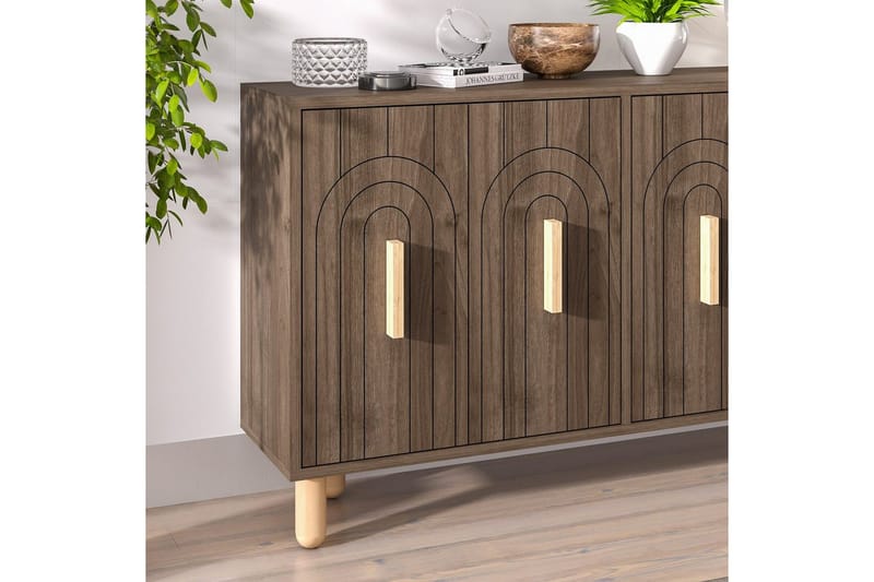 Konsoll Kambuku Valnøtt - Valnøtt - Møbler - Bord - Avlastningsbord - Gangbord