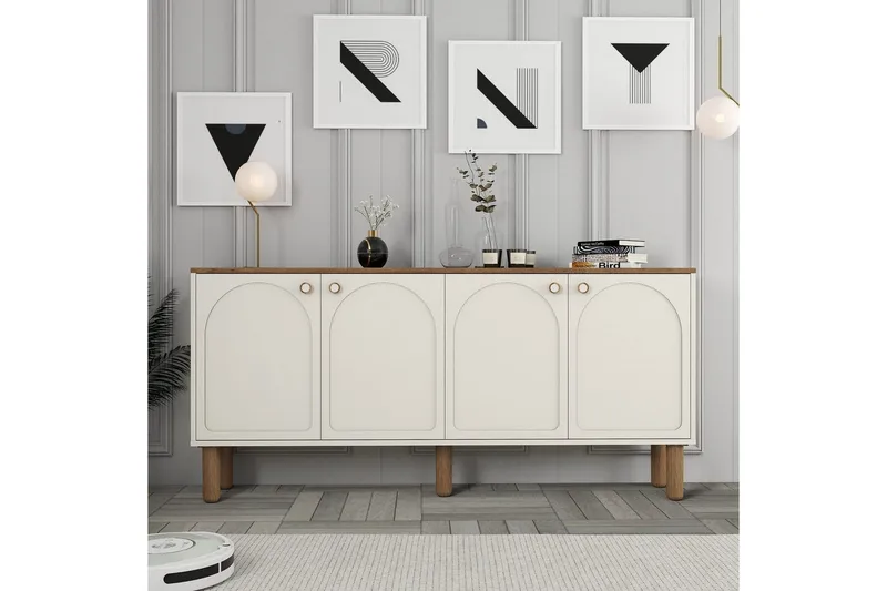 Konsoll Krem - Krem - Møbler - Bord - Avlastningsbord - Gangbord