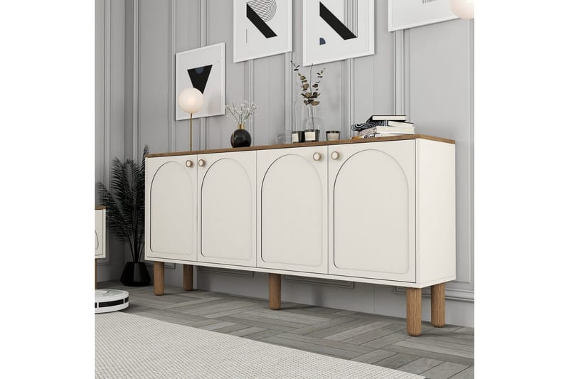 Konsoll Krem - Krem - Møbler - Bord - Avlastningsbord - Gangbord