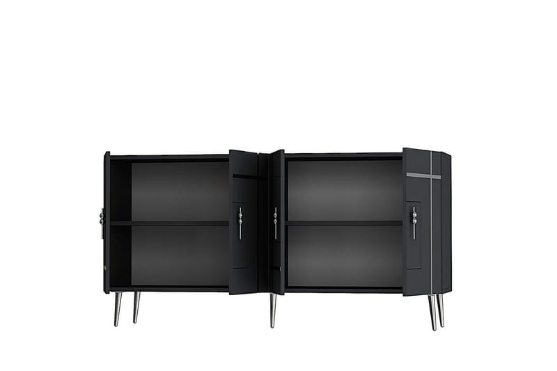 Konsoll Linje Antrasitt / Sølv - Antrasitt / Sølv - Møbler - Bord - Avlastningsbord - Gangbord