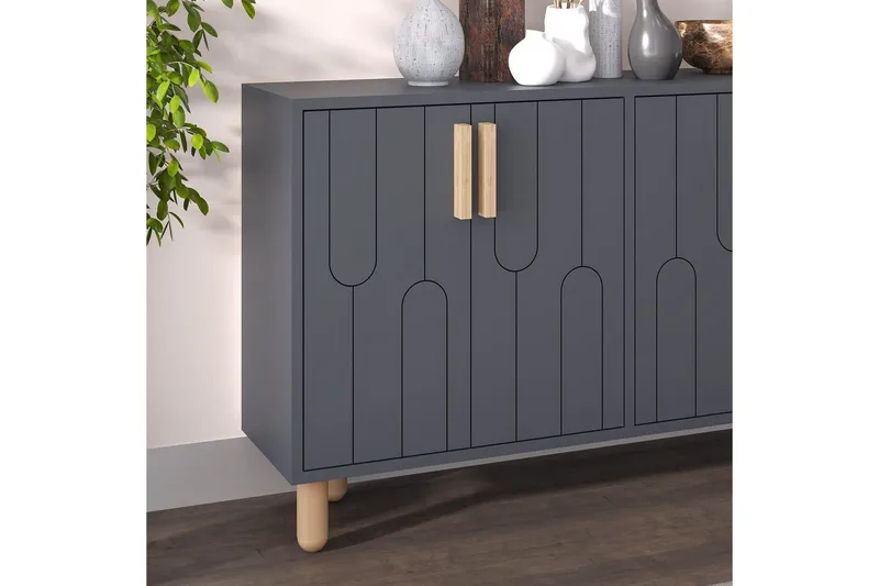 Konsoll Masateru Antrasitt - Antrasitt - Møbler - Bord - Avlastningsbord - Gangbord