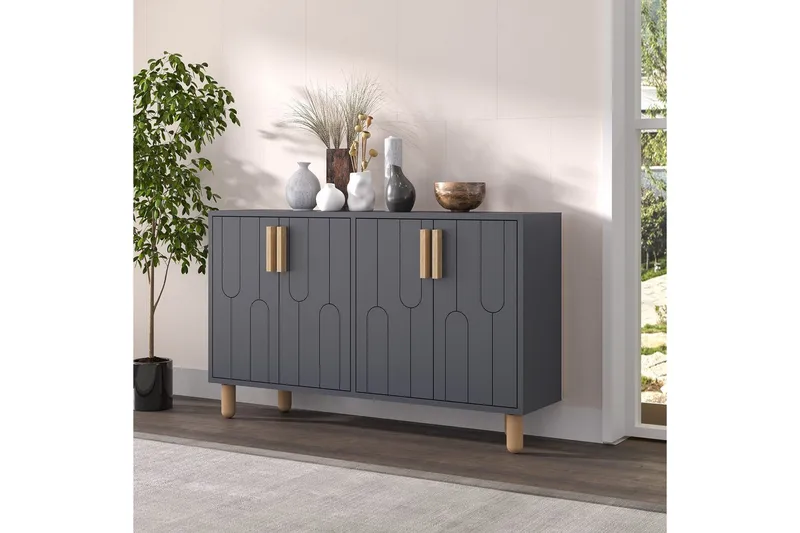 Konsoll Masateru Antrasitt - Antrasitt - Møbler - Bord - Avlastningsbord - Gangbord