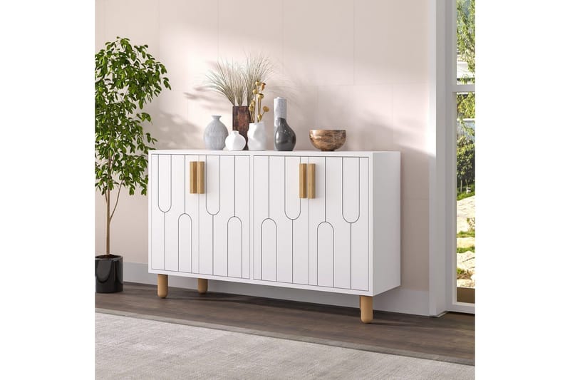 Konsoll Masateru Hvit - Hvit - Møbler - Bord - Avlastningsbord - Gangbord