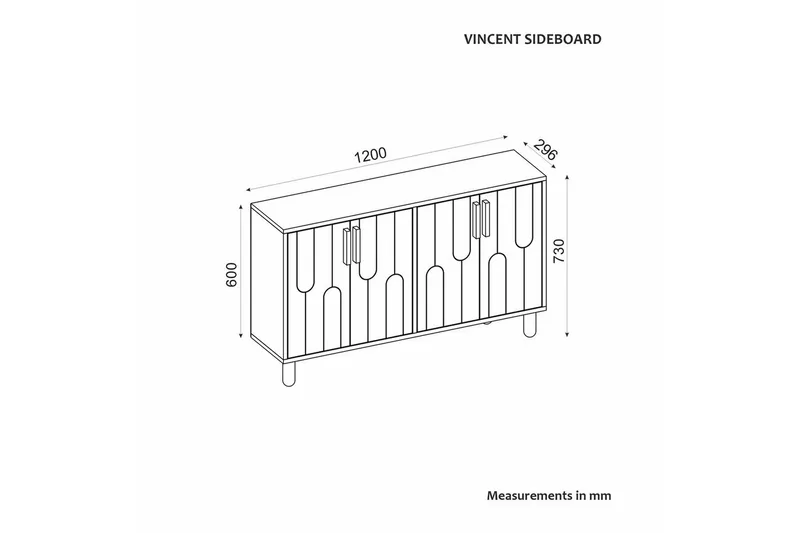 Konsoll Masateru Sudamaleik - Sudamaleik - Møbler - Bord - Avlastningsbord - Gangbord