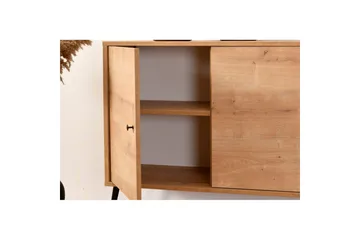 Konsoll Selougate Eik - Mellomfarget tre - Møbler - Bord - Avlastningsbord - Gangbord