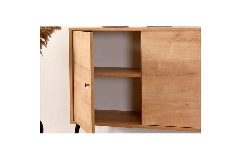 Konsoll Selougate Eik - Mellomfarget tre - Møbler - Bord - Avlastningsbord - Gangbord