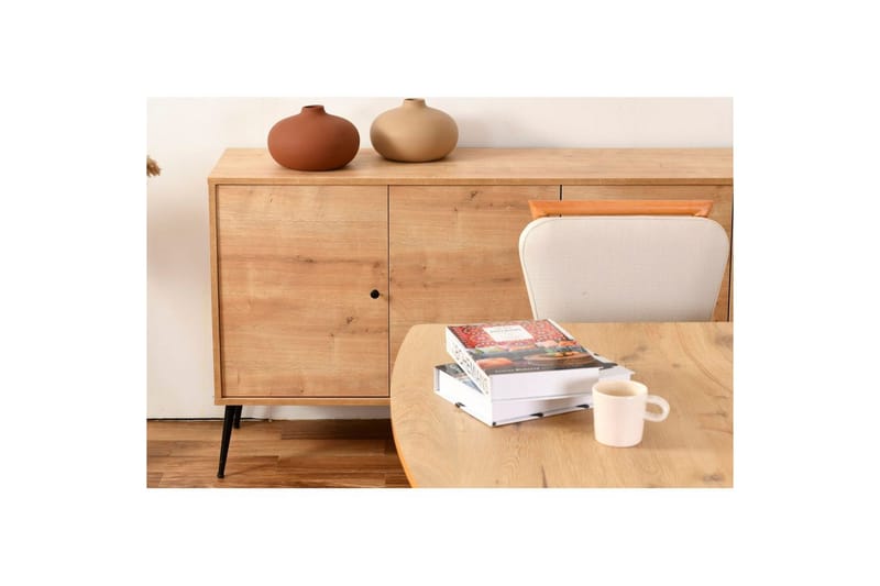 Konsoll Selougate Eik - Mellomfarget tre - Møbler - Bord - Avlastningsbord - Gangbord