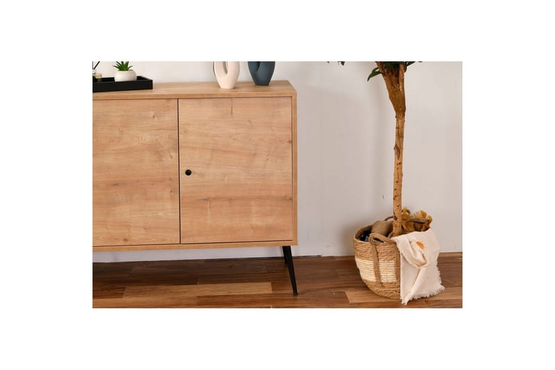 Konsoll Selougate Eik - Mellomfarget tre - Møbler - Bord - Avlastningsbord - Gangbord