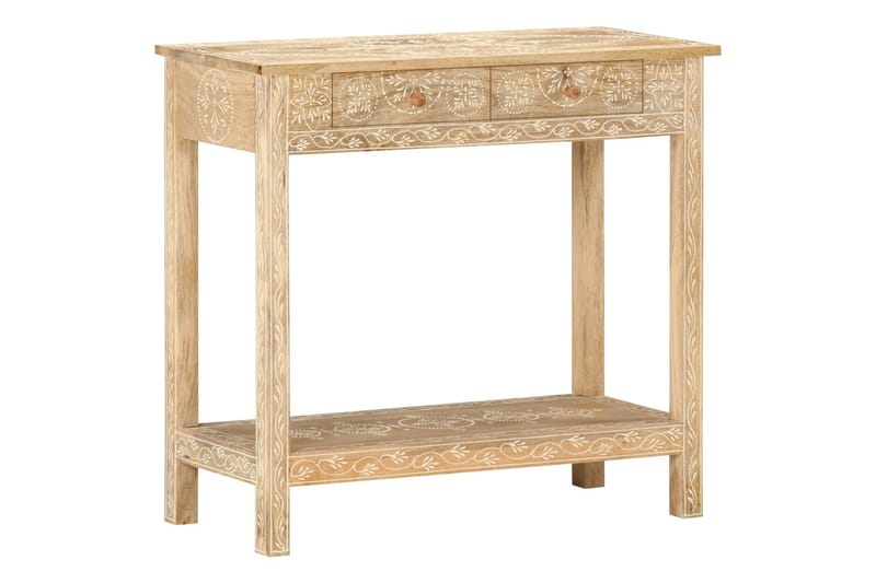 Konsollbord 80x35x74 cm heltre mango - Brun - Møbler - Bord - Avlastningsbord - Lampebord & sidebord