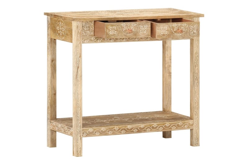 Konsollbord 80x35x74 cm heltre mango - Brun - Møbler - Bord - Avlastningsbord - Lampebord & sidebord