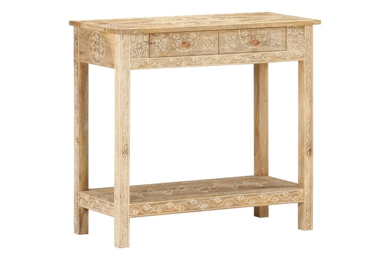 Konsollbord 80x35x74 cm heltre mango - Brun - Møbler - Bord - Avlastningsbord - Lampebord & sidebord