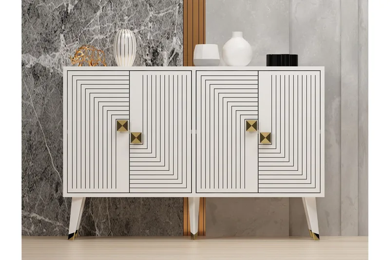 Ahart Konsollbord 120 cm, Hvit