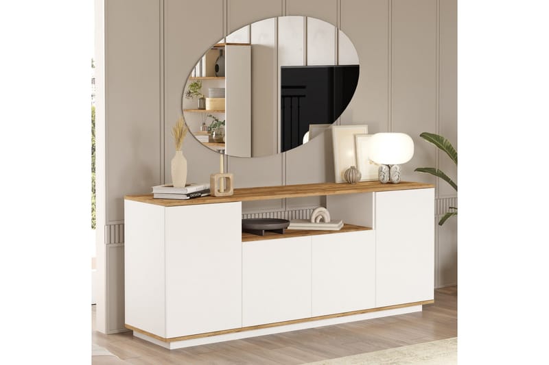 Anari Konsollbord 180 cm - Brun/Hvit - Oppbevaring - Oppbevaringsmøbler - Sideboard & skjenker