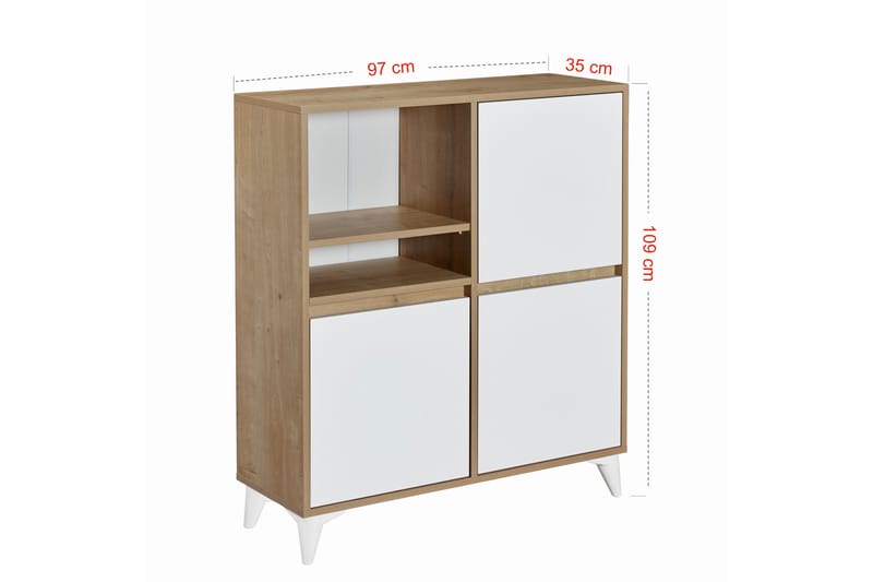 Andifli Konsollbord 97x109 cm - Blå - Møbler - Bord - Avlastningsbord - Konsollbord