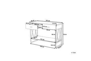 Ayden Avlastningsbord 106 cm - Tre / Natur - Møbler - Bord - Avlastningsbord - Konsollbord