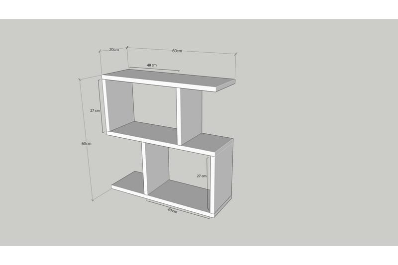 Berdez Skjenk 60 cm - Hvit - Sideboard & skjenker - Konsollbord