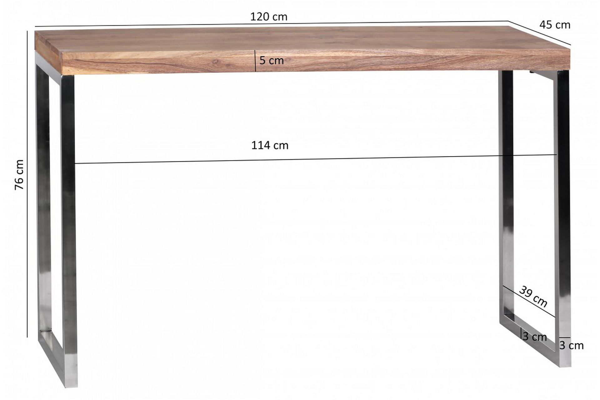 Bowbridge Avlastningsbord 120 cm - Brun - Møbler - Bord - Avlastningsbord - Konsollbord