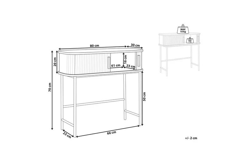 Konsollbord Bradley - Møbler - Bord - Avlastningsbord - Gangbord