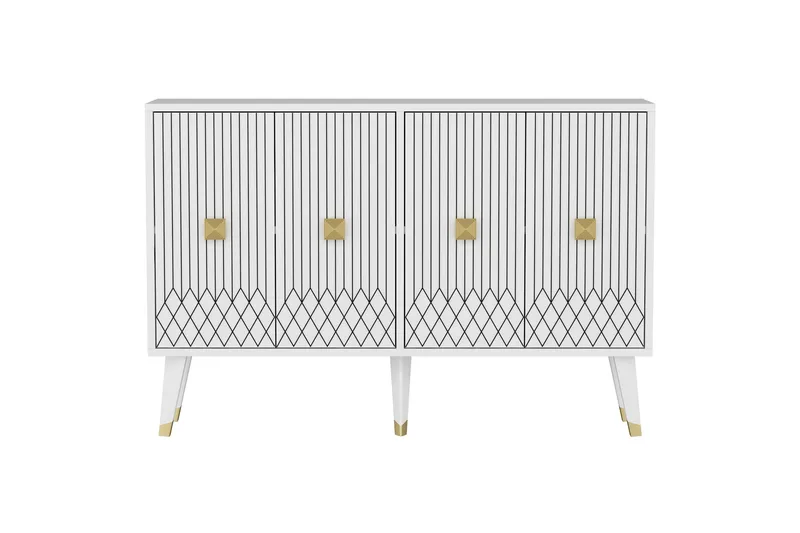 Carbin Konsollbord 120 cm - Hvit - Oppbevaring - Oppbevaringsmøbler - Sideboard & skjenker